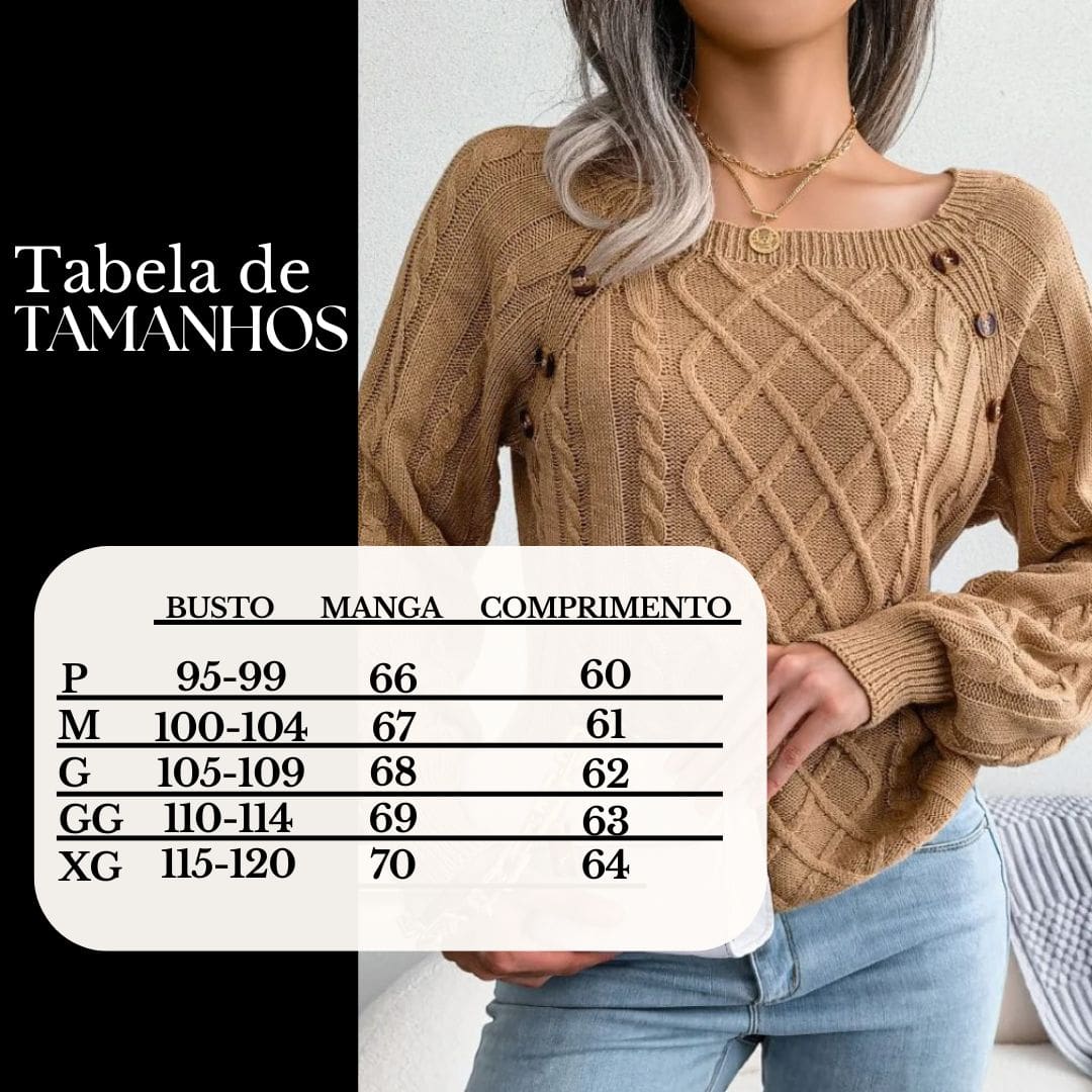 Suéter Feminino Tricot