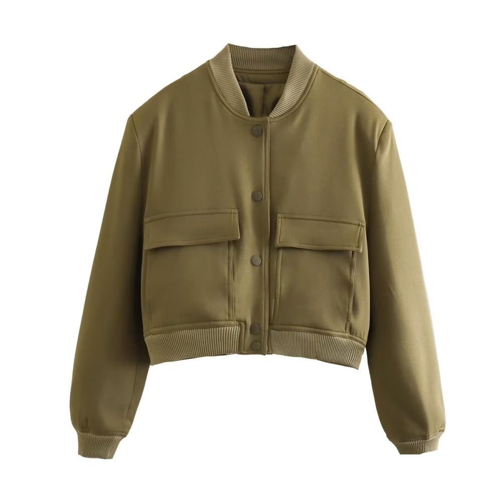 Jaqueta Feminina Bomber Acochoada Zahra