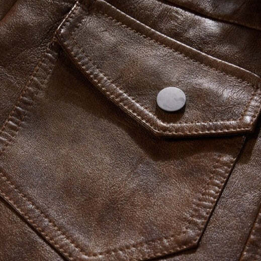 Jaqueta Masculina de Couro Original - (Promoção de Inverno 2025)