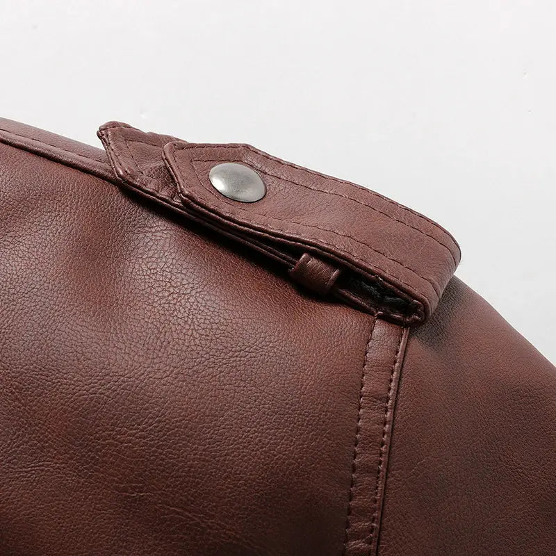 Jaqueta Masculina de Couro Original - (Promoção de Inverno 2025)