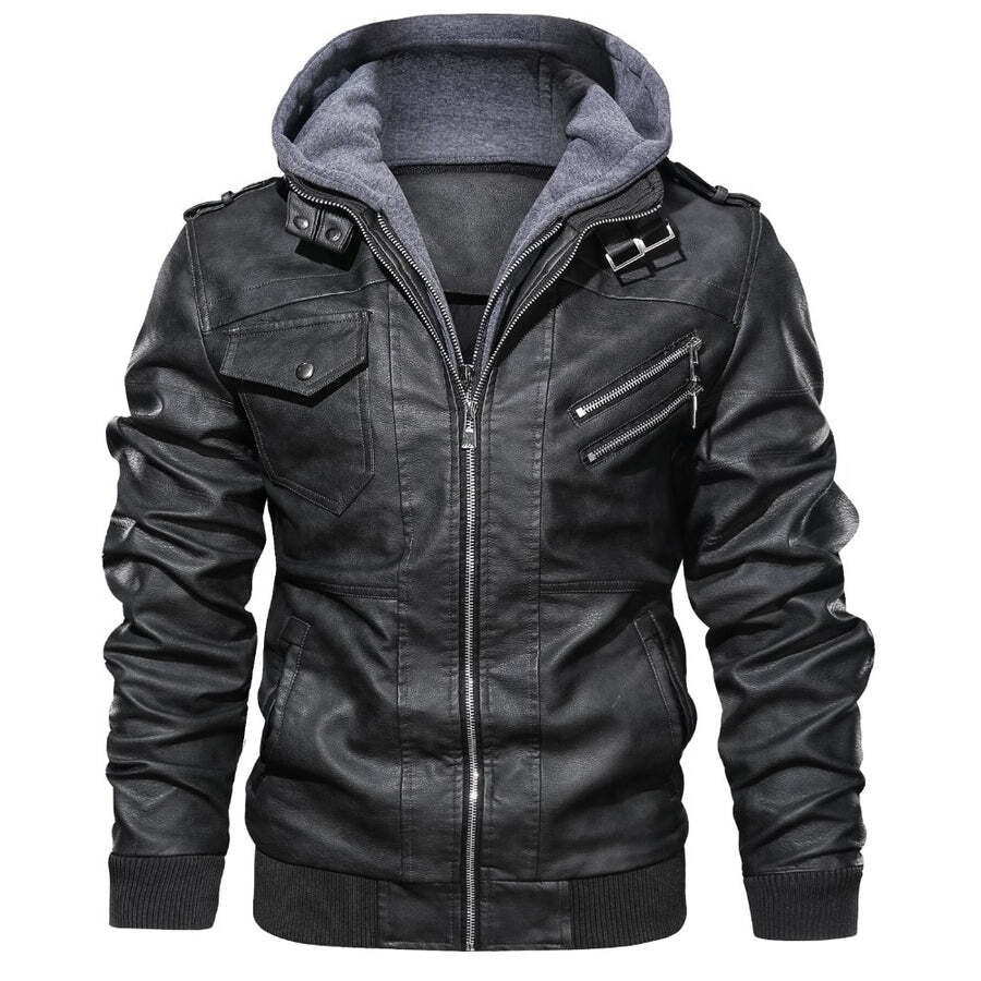 Jaqueta Masculina de Couro Original - (Promoção de Inverno 2025)
