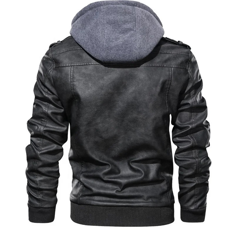 Jaqueta Masculina de Couro Original - (Promoção de Inverno 2025)