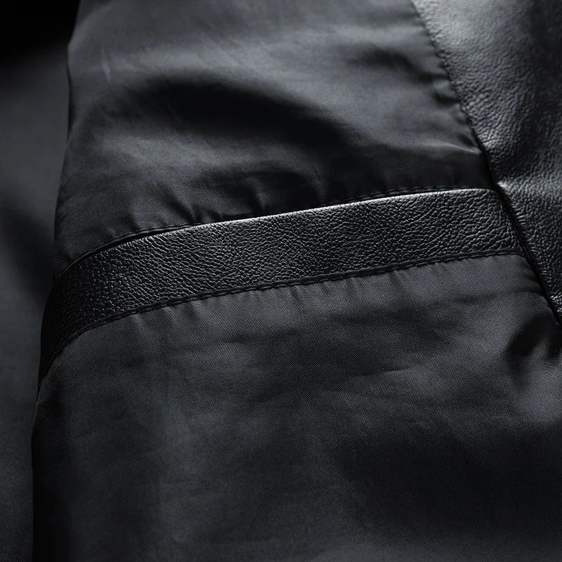 Jaqueta Masculina de Couro Original - (Promoção de Inverno 2025)