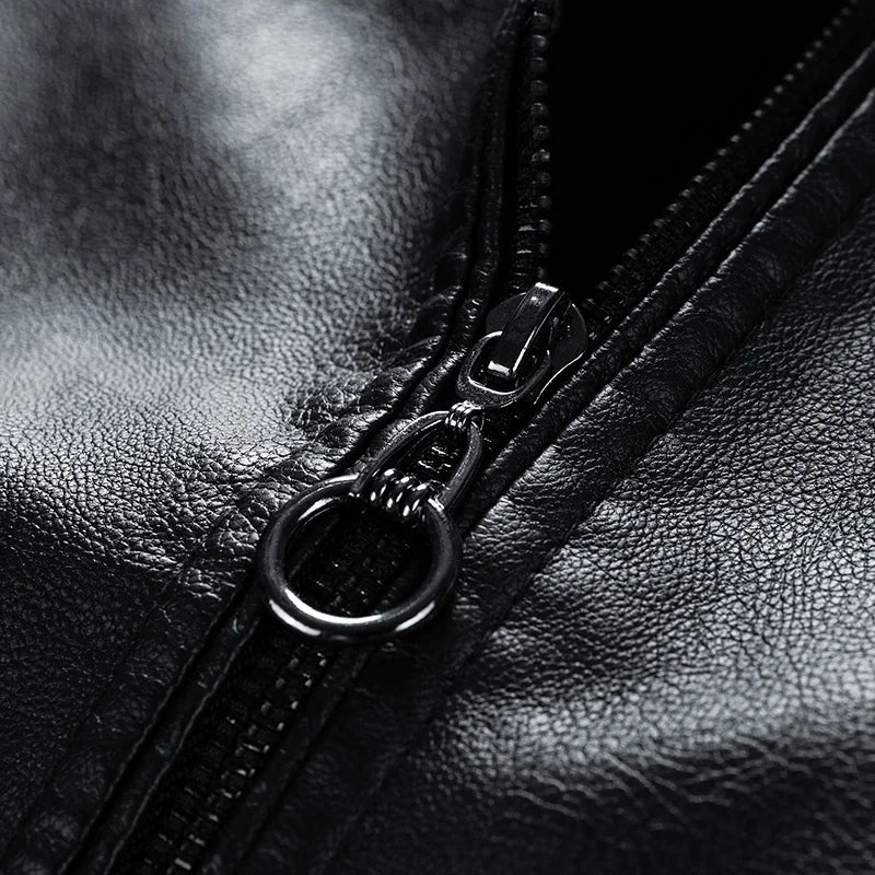 Jaqueta Masculina de Couro Original - (Promoção de Inverno 2025)
