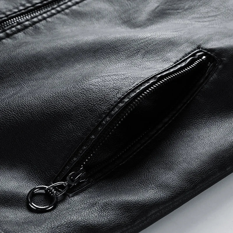 Jaqueta Masculina de Couro Original - (Promoção de Inverno 2025)