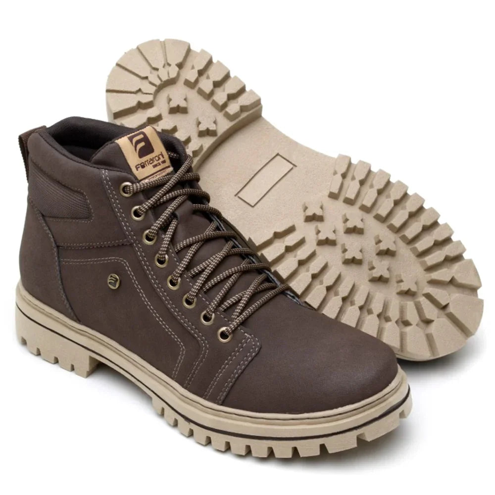 Bota Masculina Leve e Confortável - (Promoção de Inverno 2025)